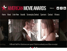 Tablet Screenshot of americanmovieawards.com
